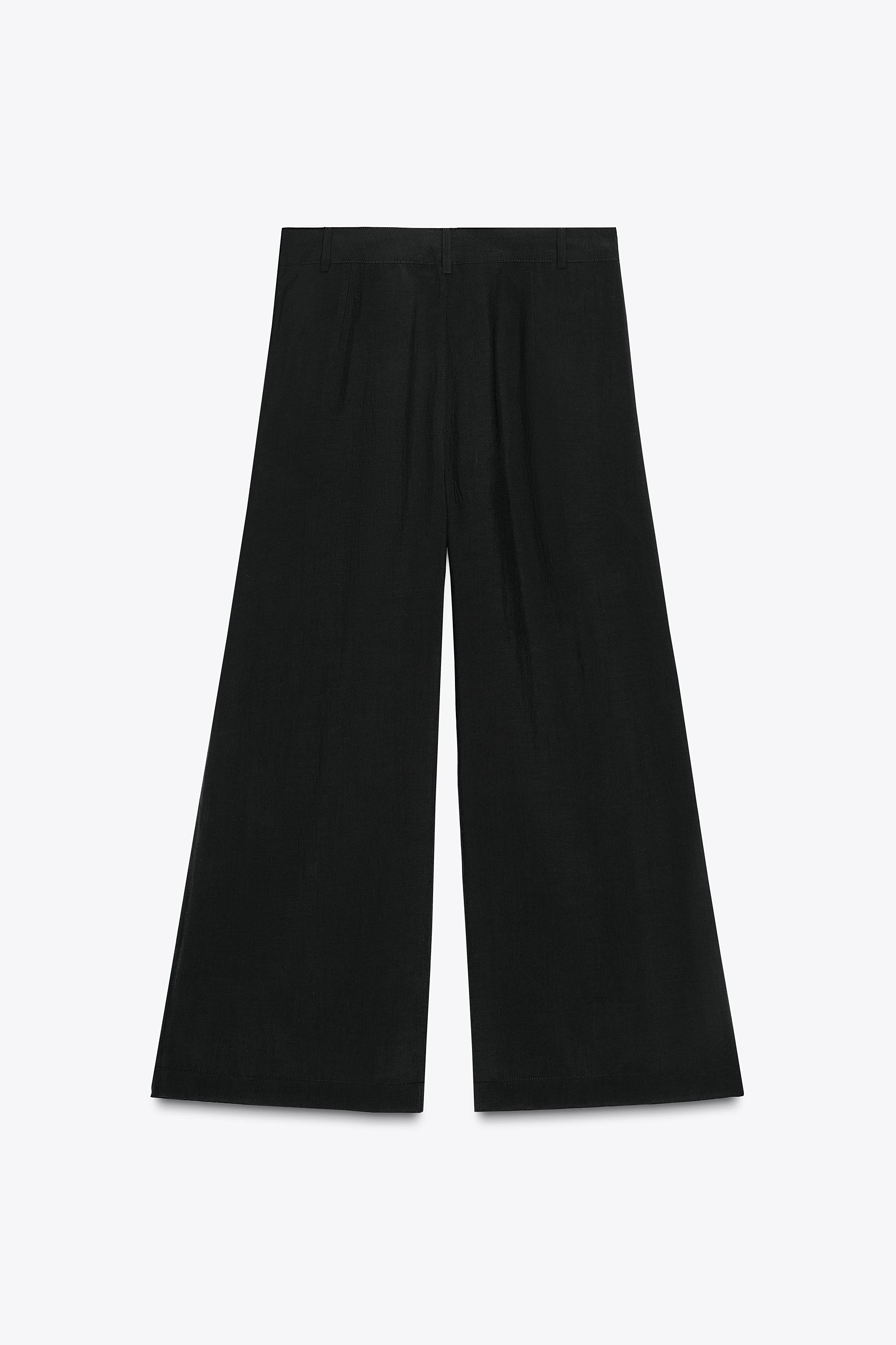 ZW COLLECTION CROPPED PLEATED PANTS